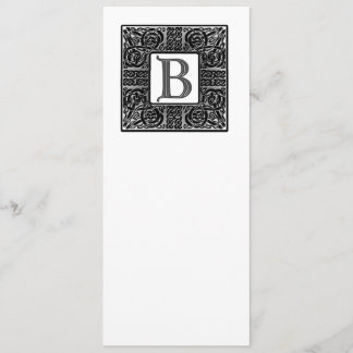 Silver Monogrammed Celtic Wedding Uitnodiging