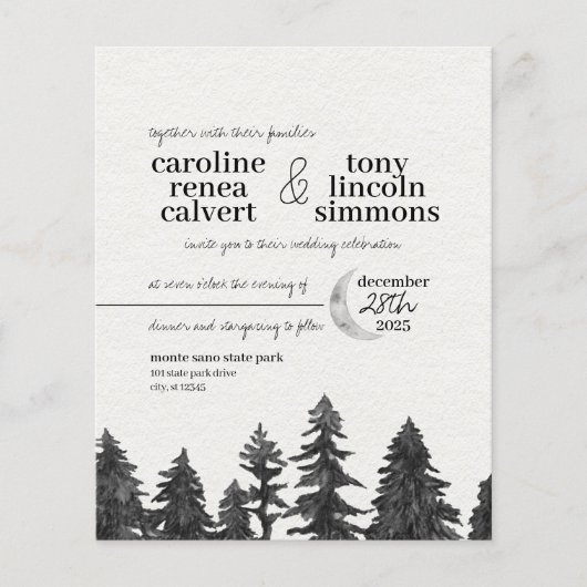 Silver Moon Budget Flyer Weddenschap (Voorkant)