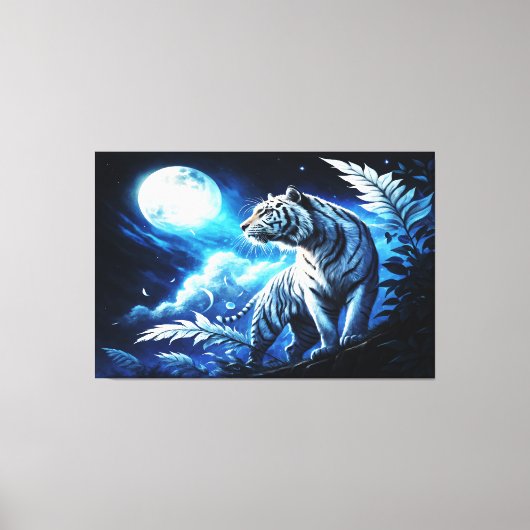 Silver Moon Canvas Afdruk (Voorkant)