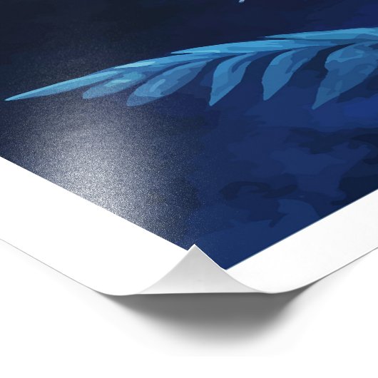 Silver Moon Foto Afdruk (Hoek)