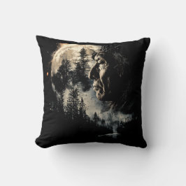Silver Moon Lone Indiaan Kussen