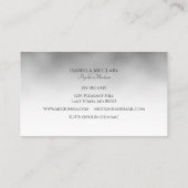 Silver Moon Modern Psychisch Medium Visitekaartje (Achterkant)