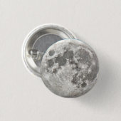 Silver Moon Round Ronde Button 3,2 Cm (Voorkant /achterkant)