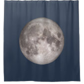 SILVER MOON Shower Curtain Douchegordijn (Voorkant)