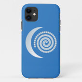 Silver Moon Spiral Case-Mate iPhone Case (Achterkant)
