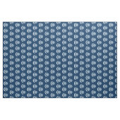 Silver Moon Spiral op donkerblauw Stof (Yard (91,4 cm))