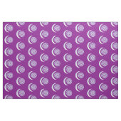 Silver Moon Spiral op paars Stof (Fat Quarter)