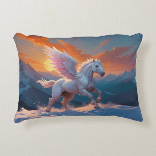 Silver Mountain Pegasus Accent Kussen