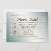 Silver Movie Ticket Kaart (Voorkant)