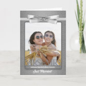 Silver Mrs. & Mrs. Lesbian Gay Wedding Reception (Voorkant)