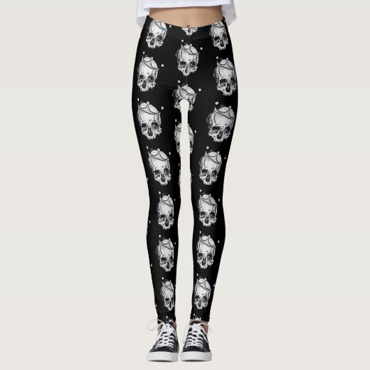 Silver Murderbarony Leggings (Voorkant)