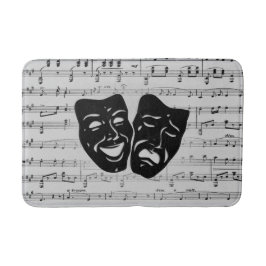 Silver Music- en Theater-maskers Badmat