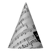 Silver Music- en Theater-maskers Birthday Feesthoedjes (Links)