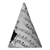 Silver Music- en Theater-maskers Birthday Feesthoedjes (Rechts)