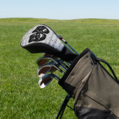 Silver Music- en Theater-maskers Golfheadcover (Insitu)