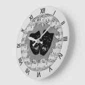 Silver Music- en Theater-maskers Grote Klok (Hoek)