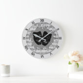 Silver Music- en Theater-maskers Grote Klok (Huis)