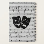 Silver Music- en Theater-maskers Planner (Achterkant)