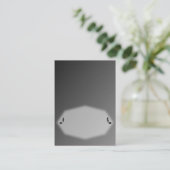 Silver Music Place Card Plaatskaartje (Staand voorkant)