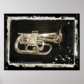 Silver Musical Instrument Poster (Voorkant)