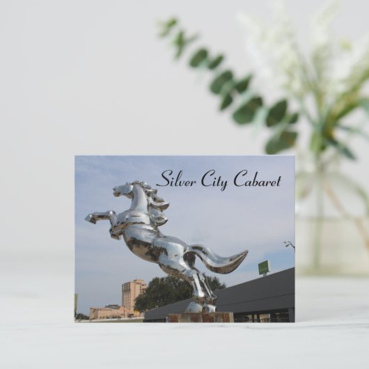 Silver Mustang # 3 Briefkaart (Staand voorkant)