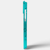 Silver muzieknoten otter box OtterBox iPhone case (Achterkant / Links)