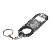 Silver Natal Kunstmatig Uniek Mini Flessenopener (Voorkant Gekanteld)