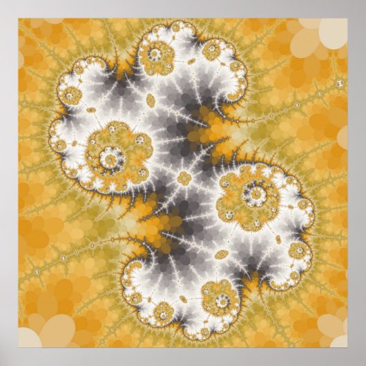 Silver Nebula Poster (Voorkant)