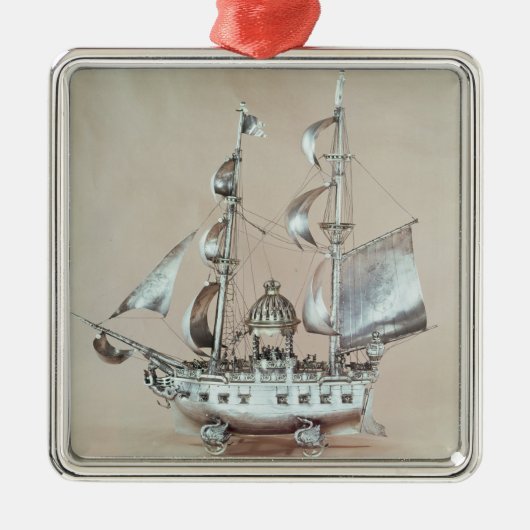 Silver Nef Metalen Ornament (Voorkant)