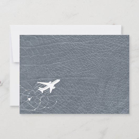 Silver New York City Passport Bedankkaart (Achterkant)