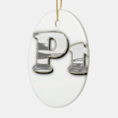 Silver Niet mijn President Keramisch Ornament (Links)