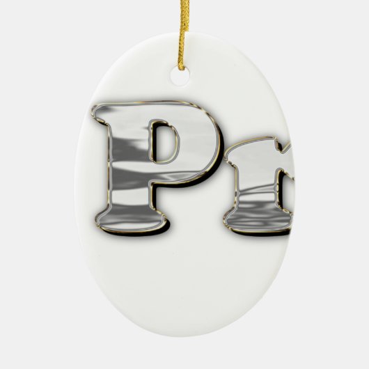 Silver Niet mijn President Keramisch Ornament (Voorkant)