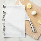 Silver Niet mijn President Theedoek (Quarter Fold)