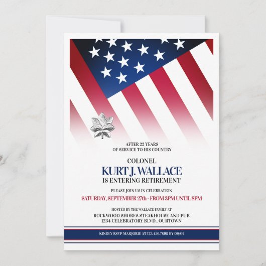 Silver Oak Leaf: Militaire Pensioen Kaart (Voorkant)