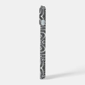 Silver OM Spirituele verbinding iPhone 15 Case (Linkerkant)