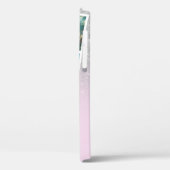 Silver ombre 4 collage foto monogram Case-Mate iPhone case (Achterkant / Links)