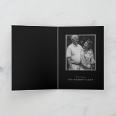 Silver Ornament Decor, 25 jaar Jubileum voor bruil Kaart (Binnen)