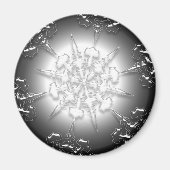 Silver Ornament Magnet (Voorkant)