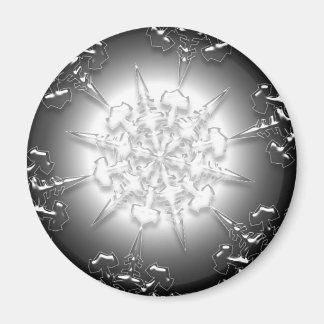 Silver Ornament Magnet
