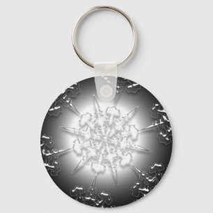 Silver Ornament Sleutelhanger