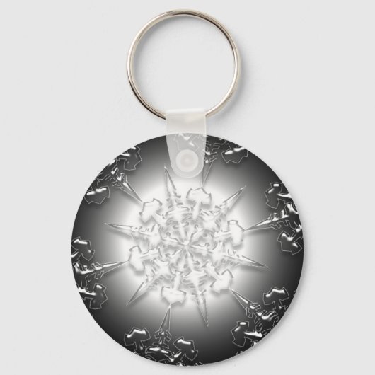 Silver Ornament Sleutelhanger (Voorkant)
