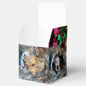 Silver Ornaments 4 Photo Favor Box Bedankdoosjes (Geopend)