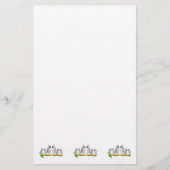 Silver Owls Design Briefpapier (Voorkant)