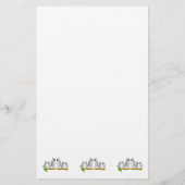 Silver Owls Design Briefpapier (Achterkant)