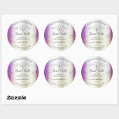 Silver  Paars Shimmery Marble Product Label (Vel)