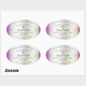 Silver  Paars Shimmery Marble Product Label (Vel)