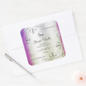 Silver Paarse marble Product Labels Logo (Envelop)