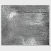 Silver Paint Industrial Abstract Gray Graphite Vip Cadeaupapier (Vlak)