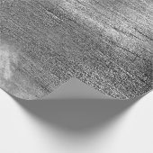 Silver Paint Industrial Abstract Gray Graphite Vip Cadeaupapier (Hoek)