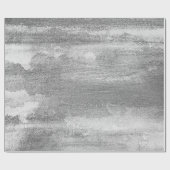 Silver Paint Industrial Cement Gray Grafiet Cadeaupapier (Vlak)